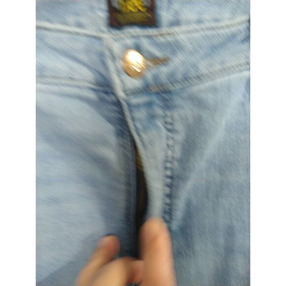 Lee Woman 20 Jeans Medium Wash Straight Leg Denim Stretch Casual - Picture 7 of 12